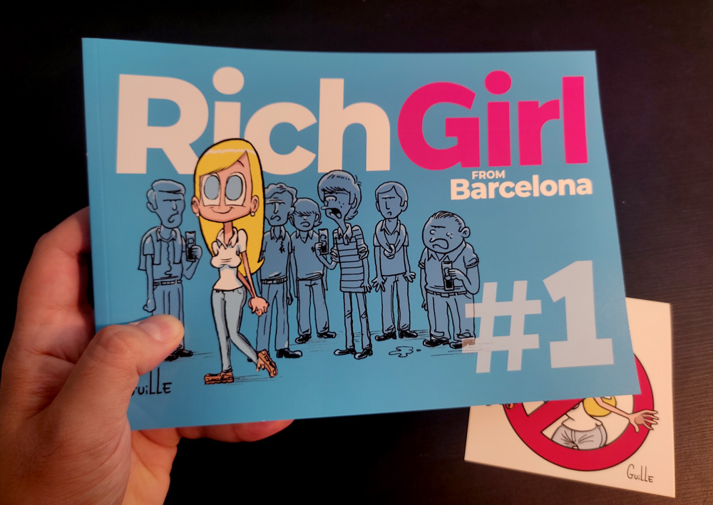 book #1 and sticker